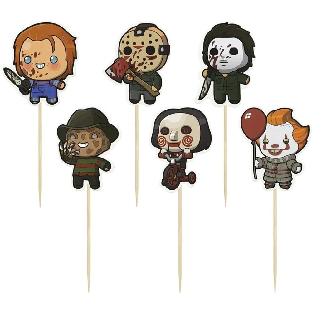 Horror Character Cupcake Toppers